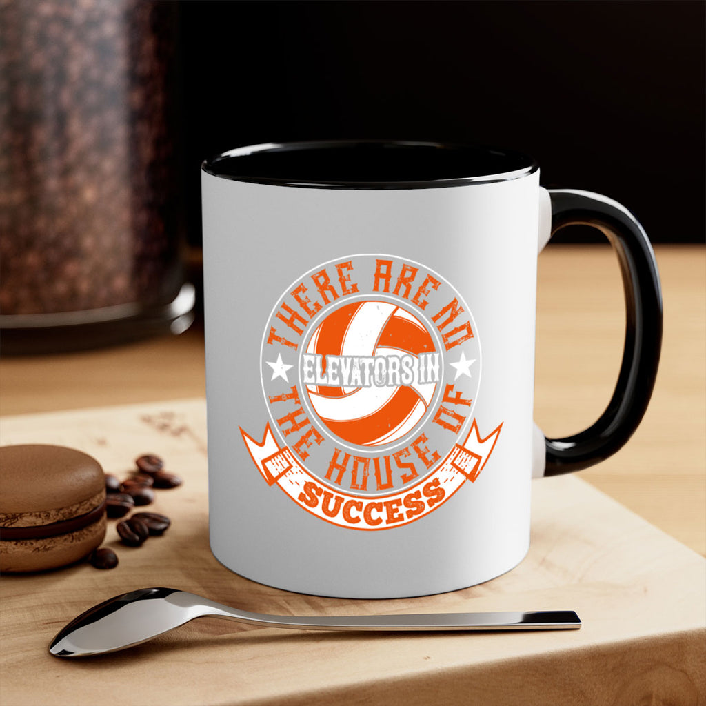 There are no elevators in the house of success Style 165#- volleyball-Mug / Coffee Cup