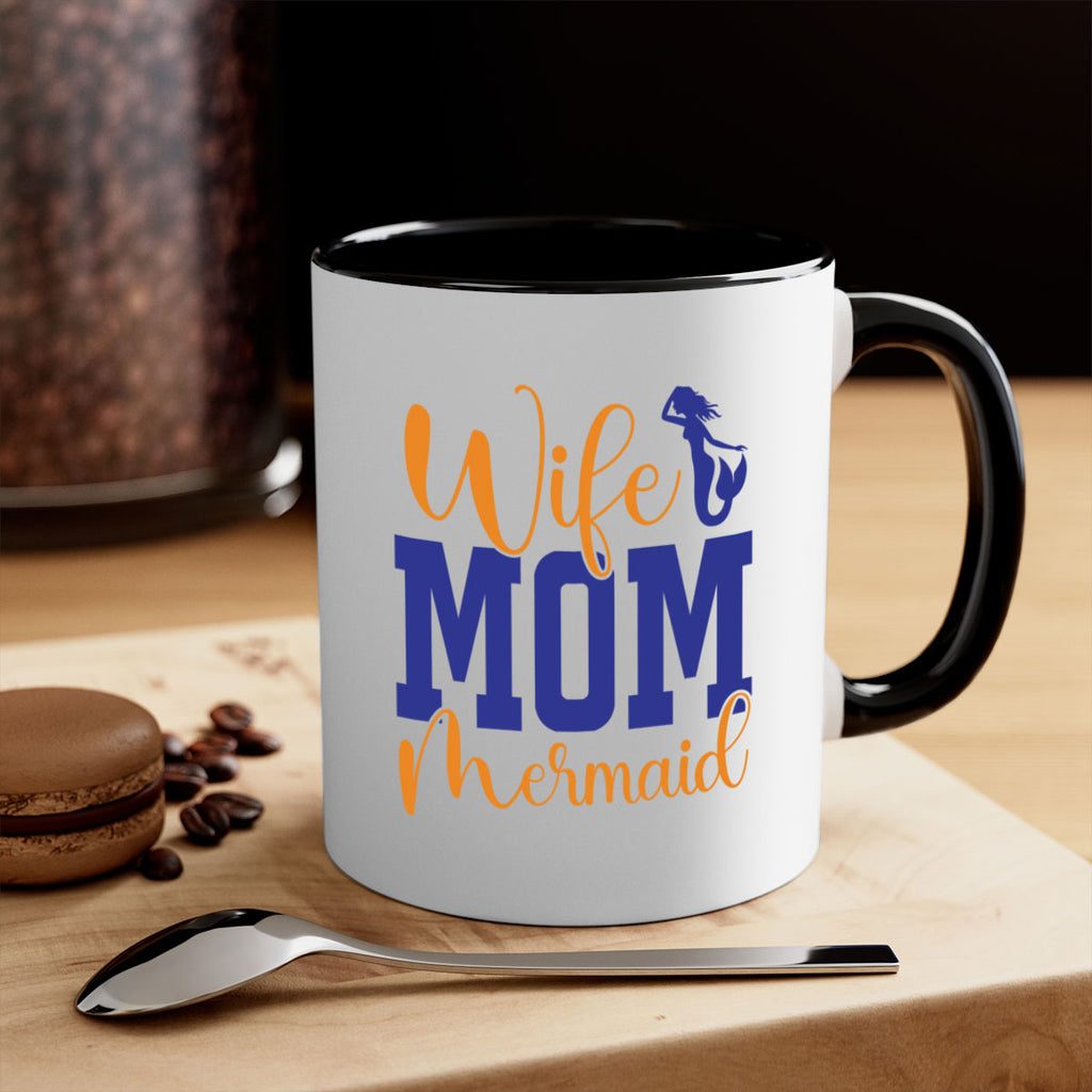 Wife Mom Mermaid 668#- mermaid-Mug / Coffee Cup