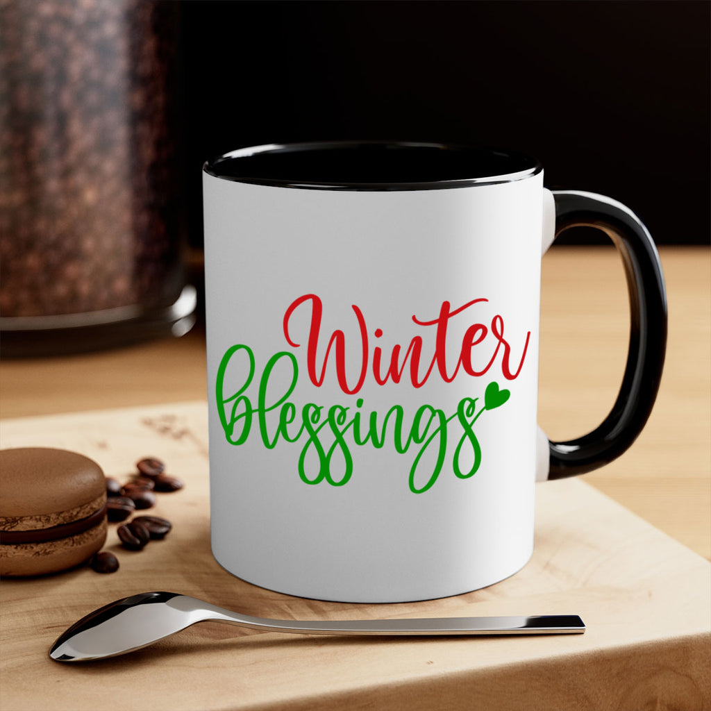 Winter Blessings 492#- winter-Mug / Coffee Cup