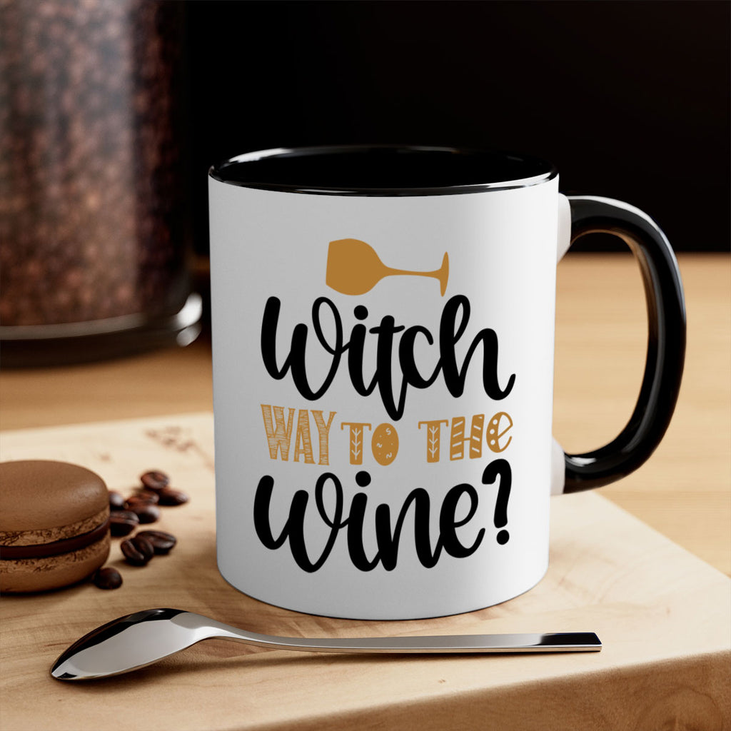 Witch Way to the Wine 651#- fall-Mug / Coffee Cup