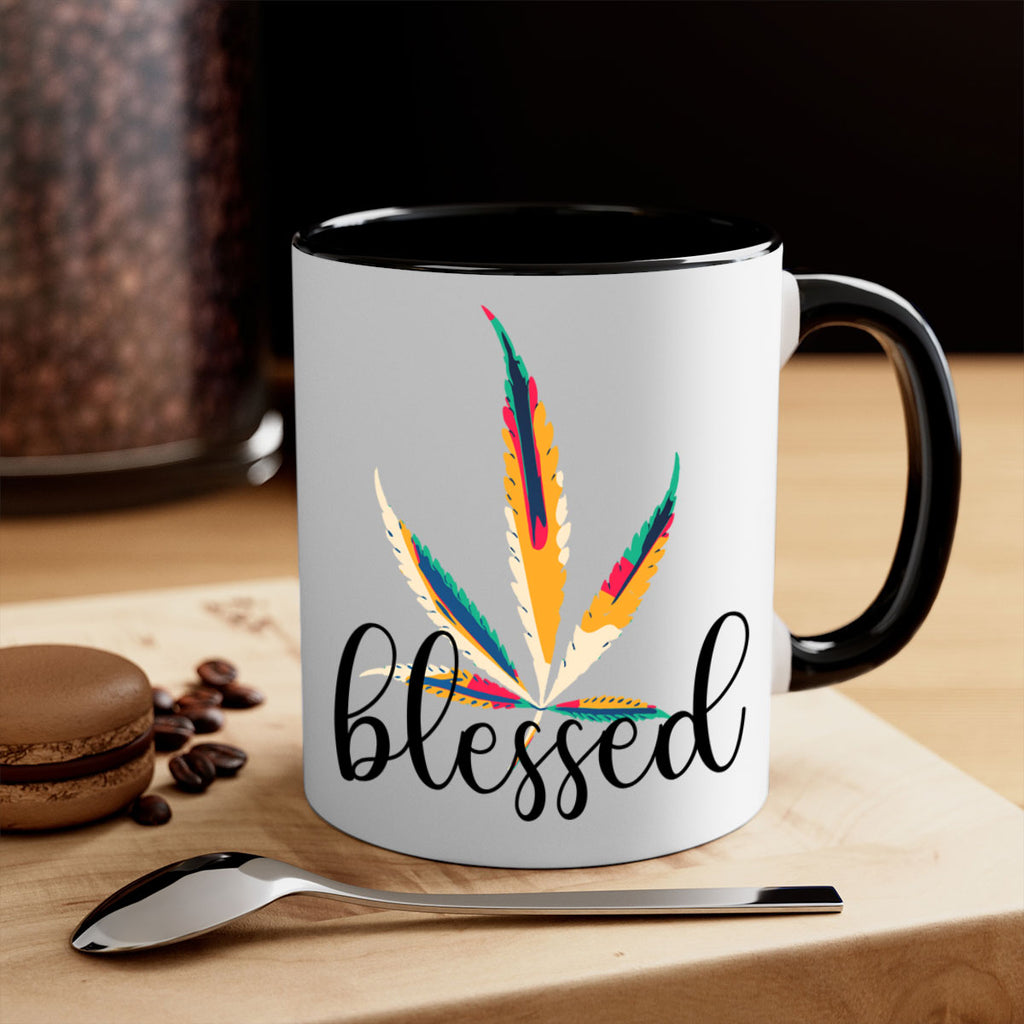 blessed colorful 19#- marijuana-Mug / Coffee Cup