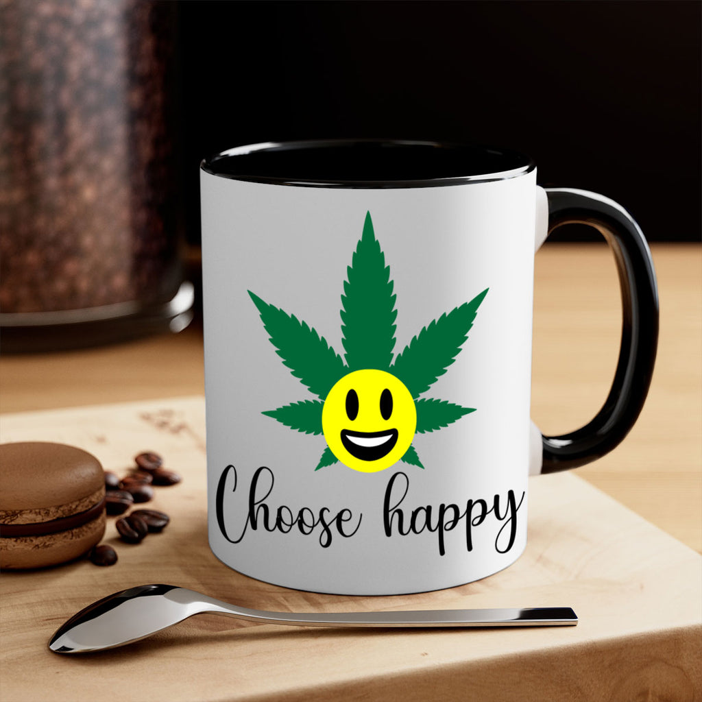 choose happy 58#- marijuana-Mug / Coffee Cup