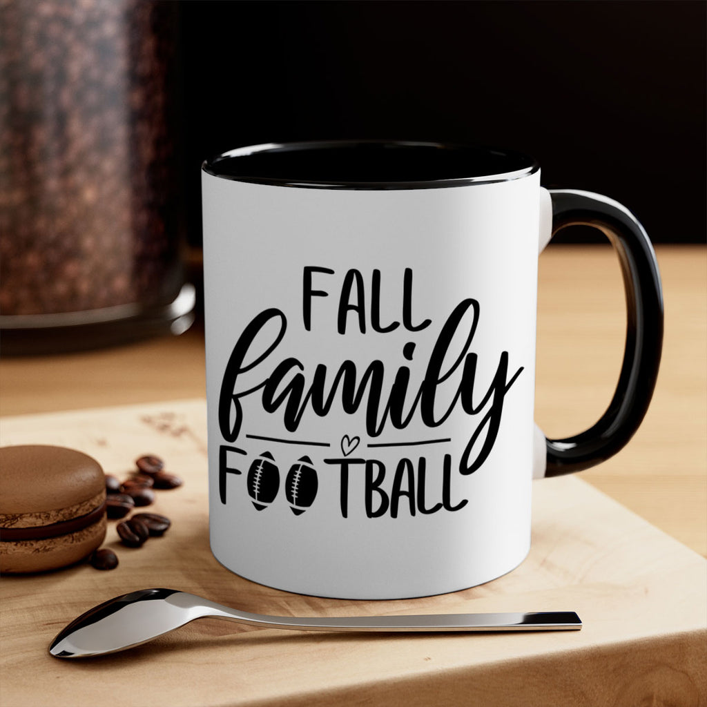 fall family football 100#- fall-Mug / Coffee Cup