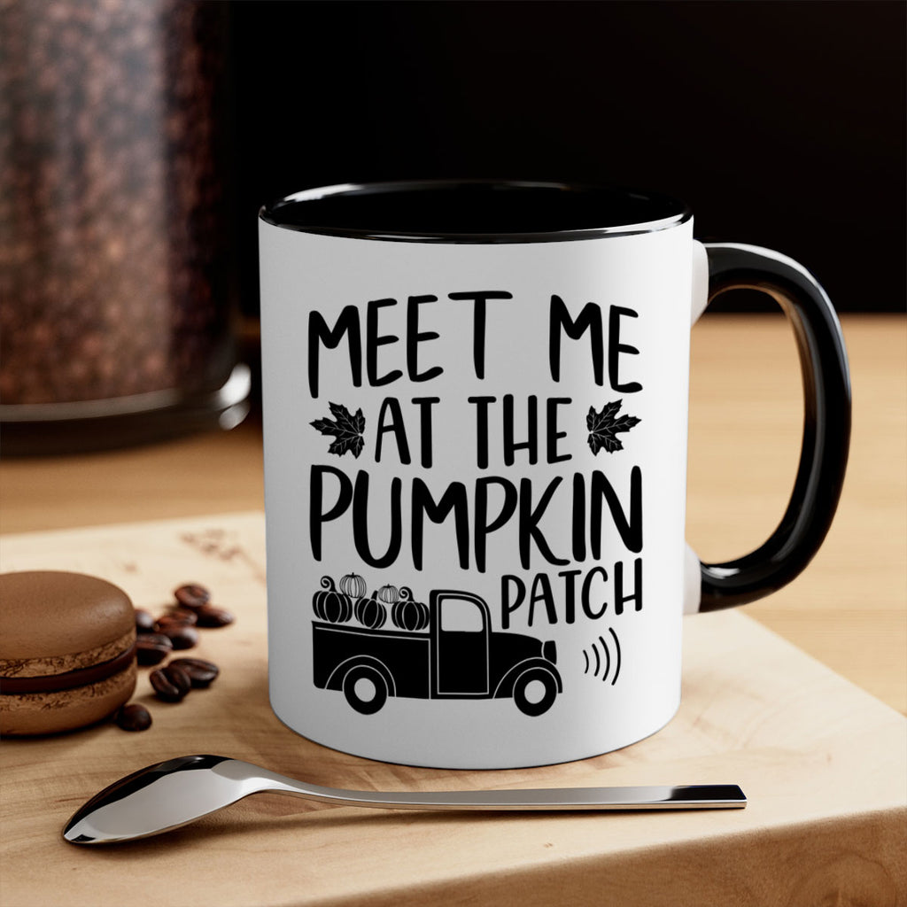 meet me at the pumpkin patch 423#- fall-Mug / Coffee Cup