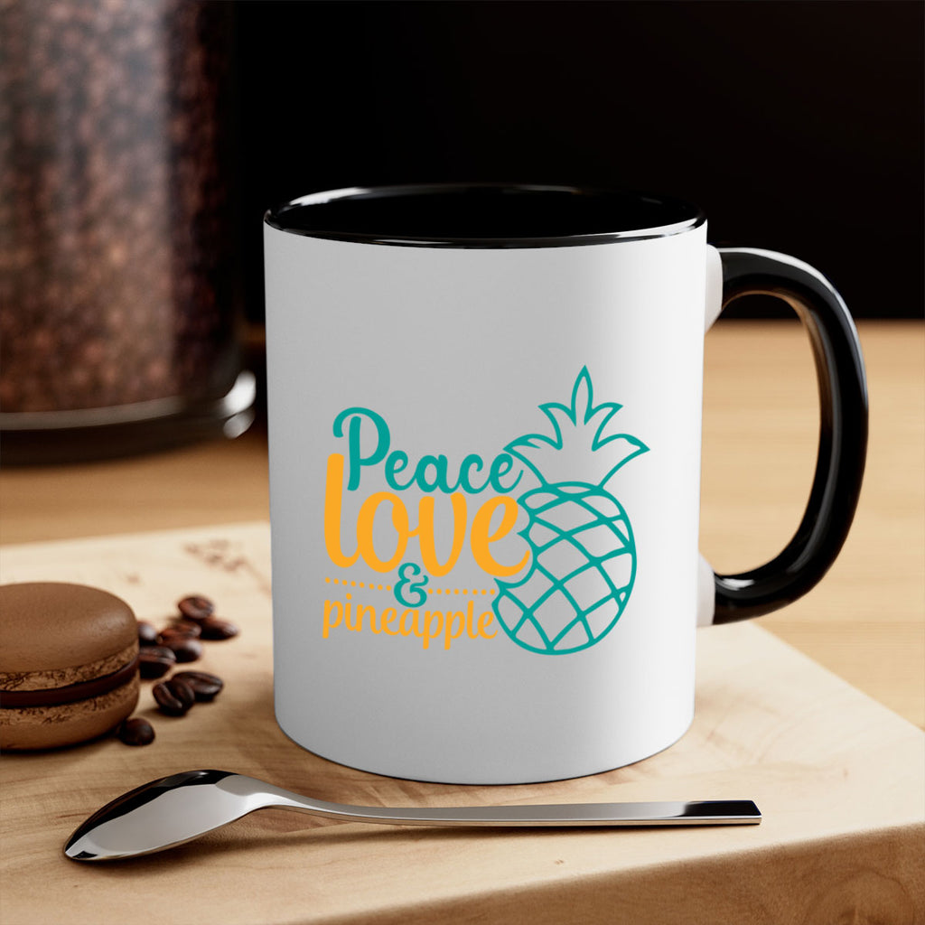 peace love pineapple Style 82#- Summer-Mug / Coffee Cup