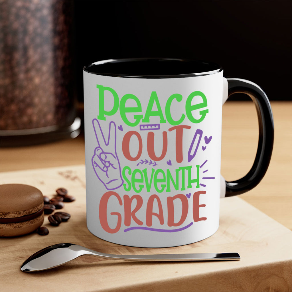 peace out 7th grade 2#- 7th grade-Mug / Coffee Cup