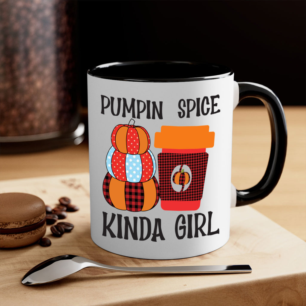 pumpkin spice kinda girl 551#- fall-Mug / Coffee Cup