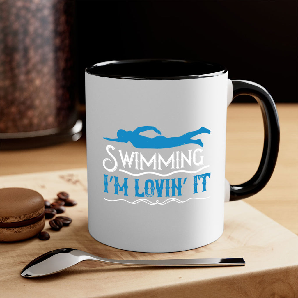 swimming I’m lovin’ it 376#- swimming-Mug / Coffee Cup