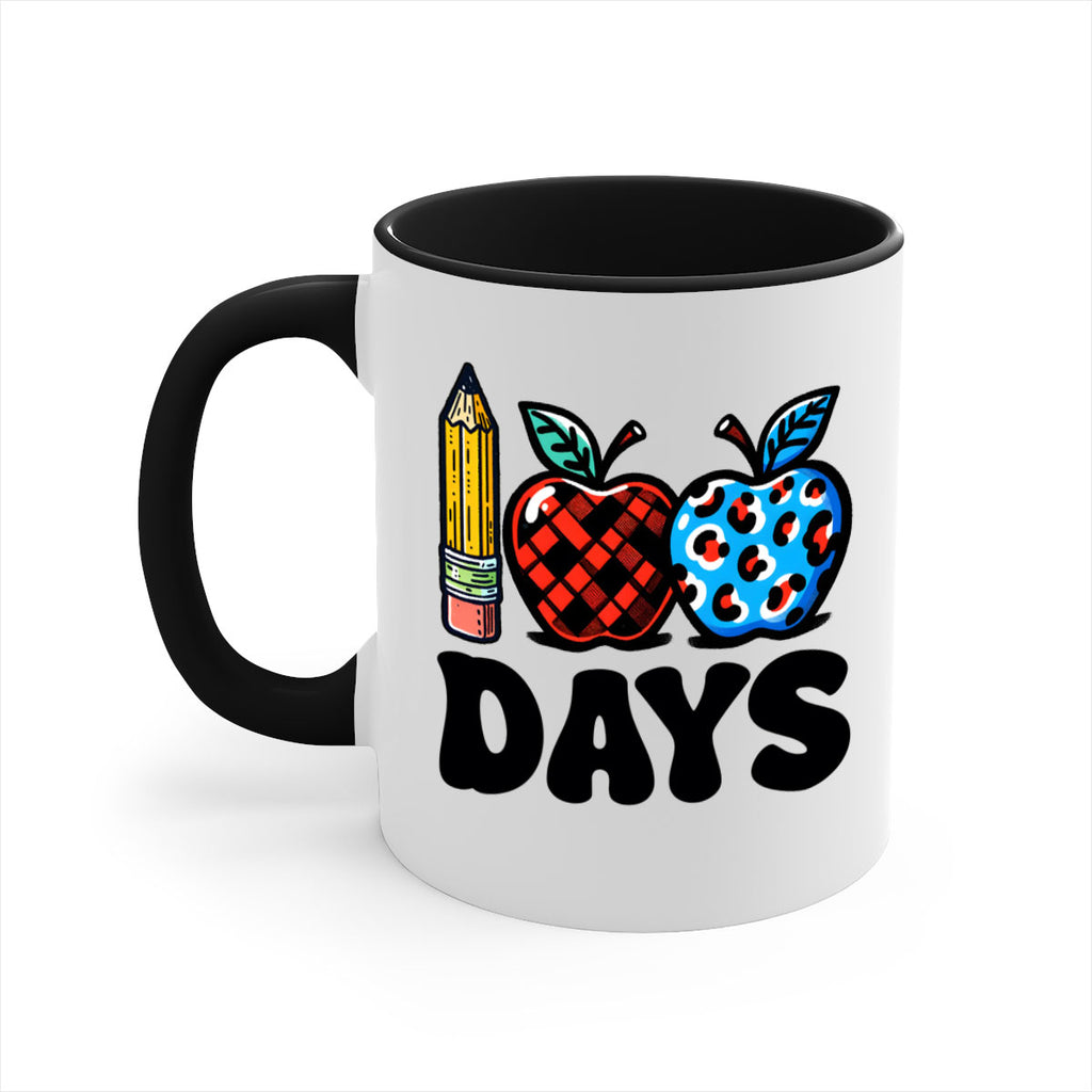 100th day of school Apple 38#- 100 days-Mug / Coffee Cup