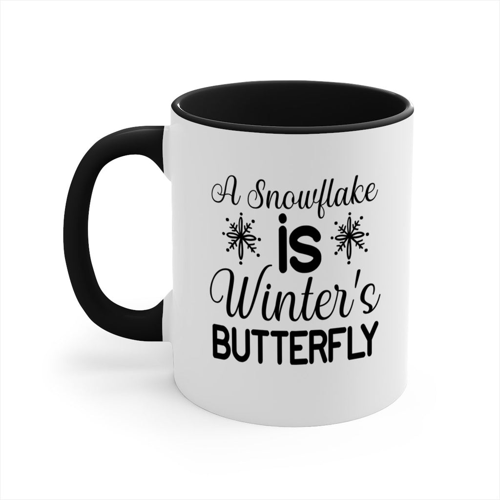 A Snowflake is Winters Butterfly3#- winter-Mug / Coffee Cup