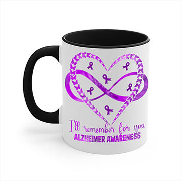 AlzheimerS Awareness Heart Infinity 14#- alzheimers-Mug / Coffee Cup