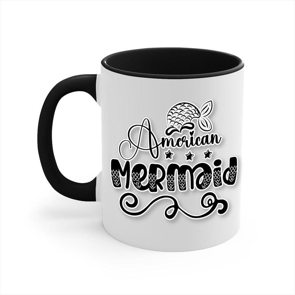 American Mermaid 15#- mermaid-Mug / Coffee Cup