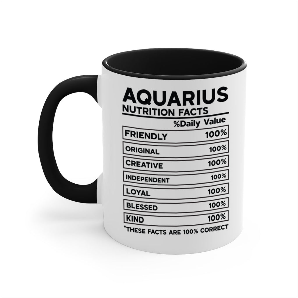 Aquarius Nutrition Facts 67#- zodiac-Mug / Coffee Cup