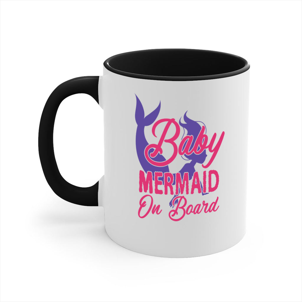 Baby Mermaid On Board 24#- mermaid-Mug / Coffee Cup