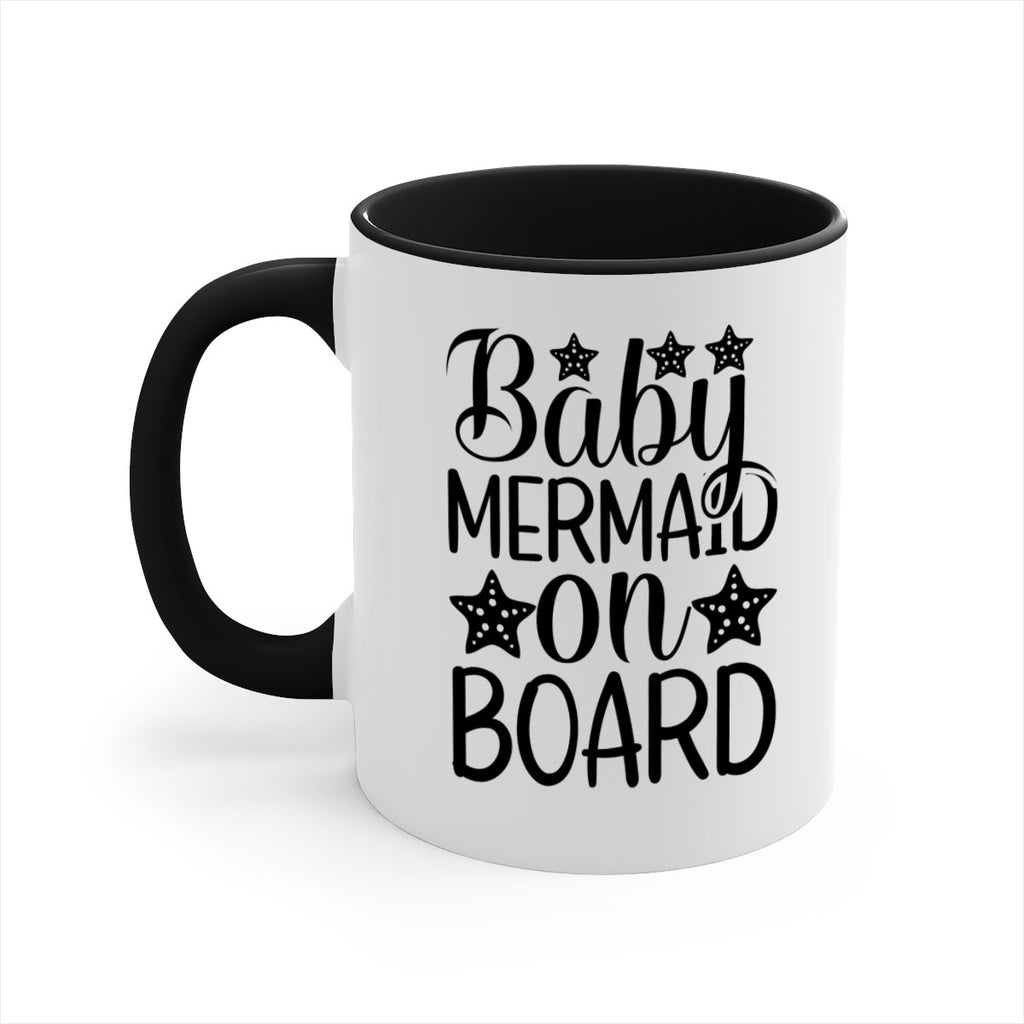 Baby Mermaid On Board 32#- mermaid-Mug / Coffee Cup