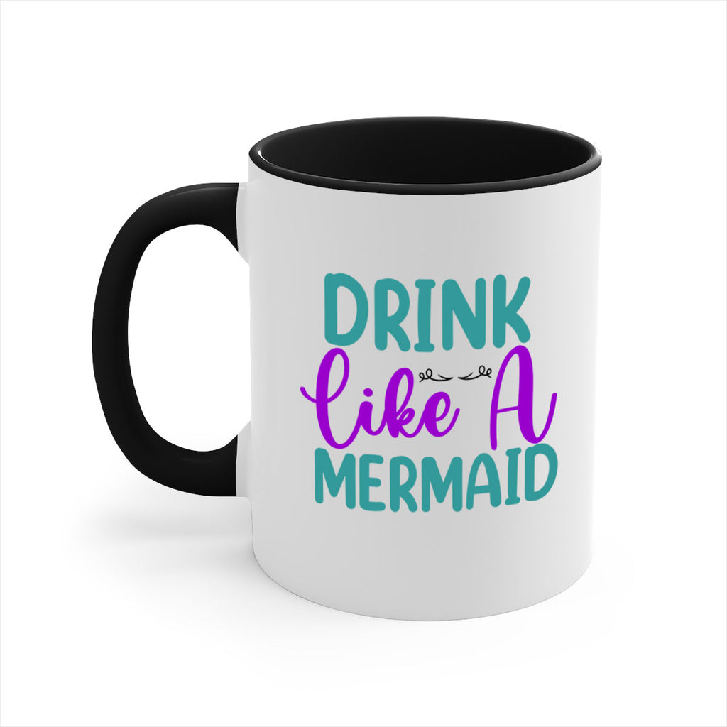 Drink Like A Mermaid 139#- mermaid-Mug / Coffee Cup