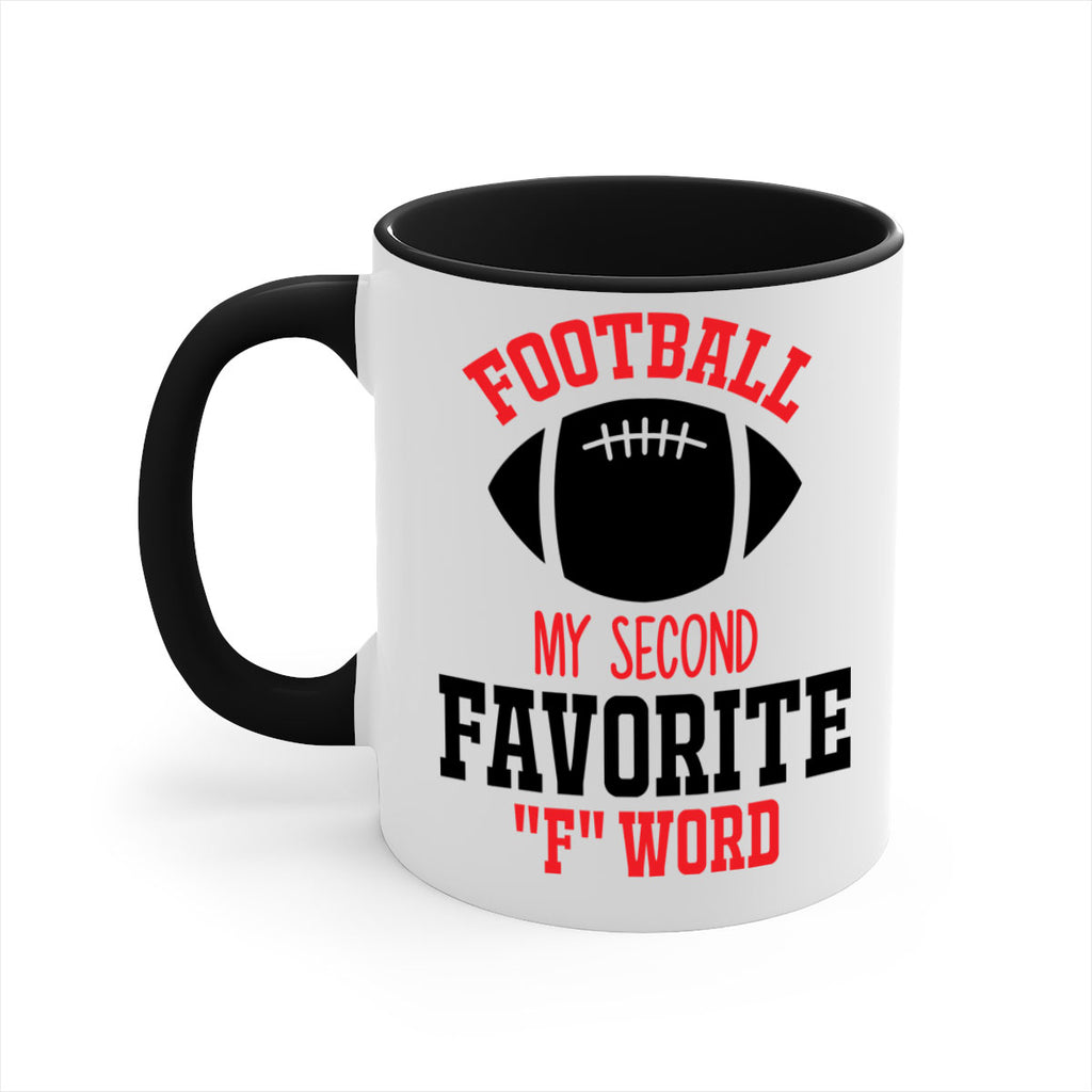 Football my second favorite F word 1234#- football-Mug / Coffee Cup