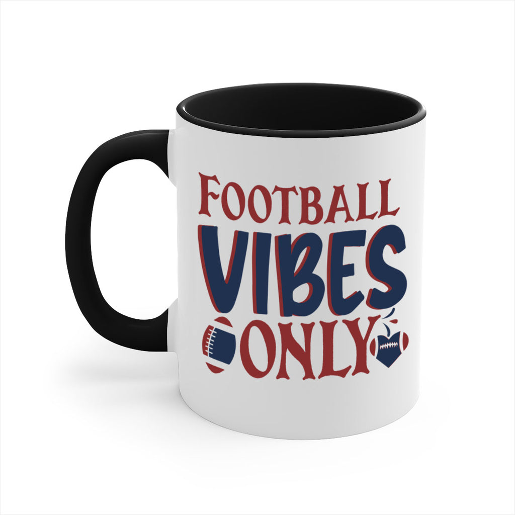 Football vibes only 1543#- football-Mug / Coffee Cup