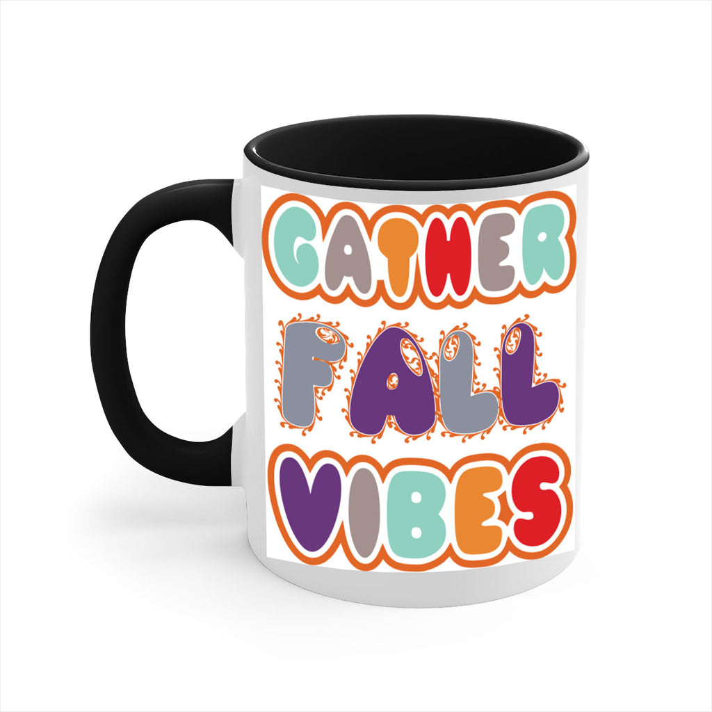 GatherFallVibesdesign 190#- fall-Mug / Coffee Cup