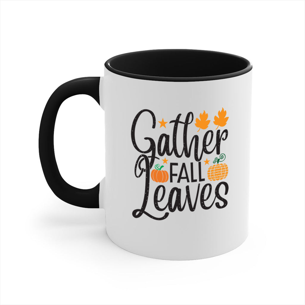 Gatherfallleaves 189#- fall-Mug / Coffee Cup