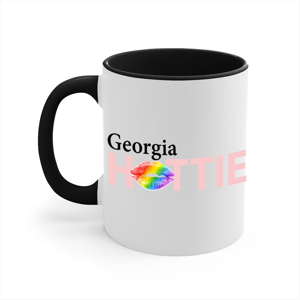 Georgia Hottie with rainbow lips 10#- Hottie Collection-Mug / Coffee Cup