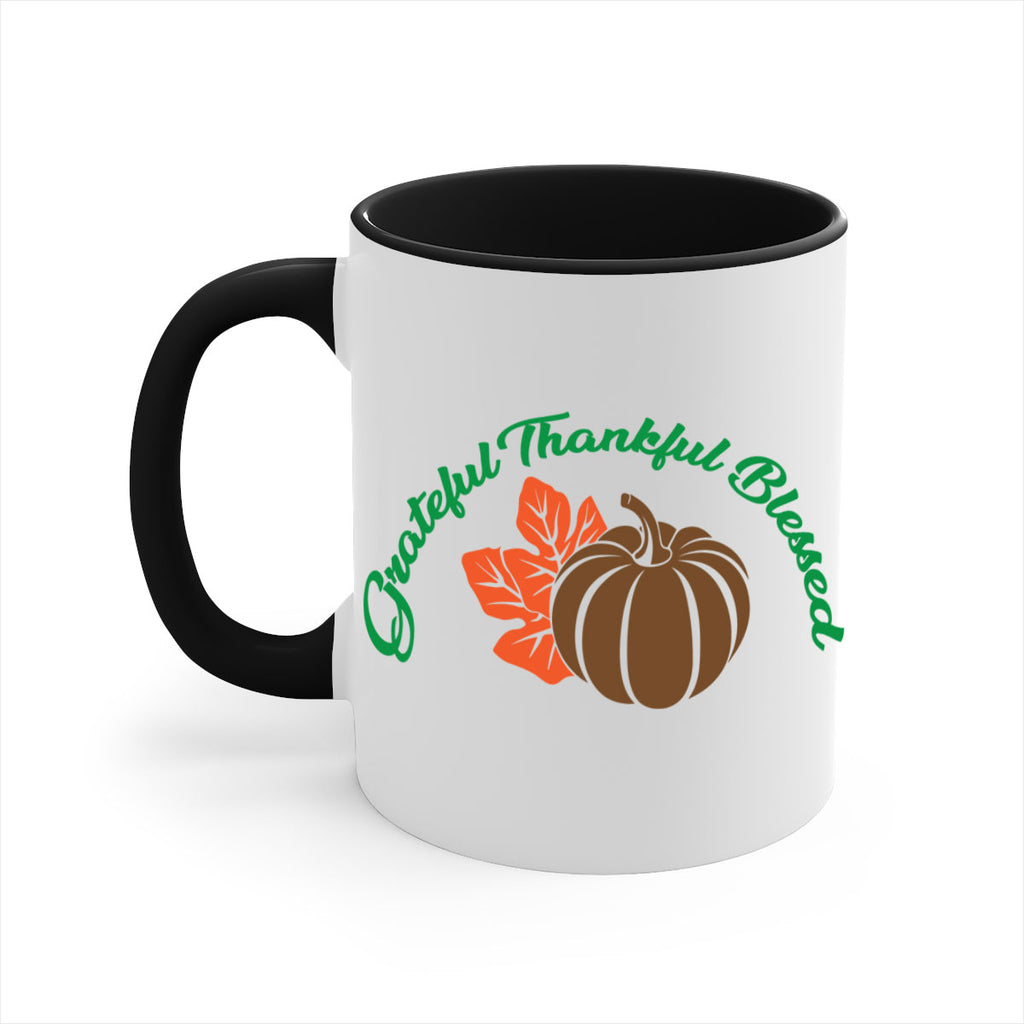 Grateful Thankful Blessed 214#- fall-Mug / Coffee Cup