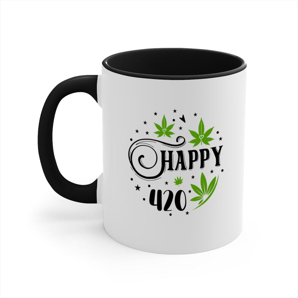 Happy 420 101#- marijuana-Mug / Coffee Cup