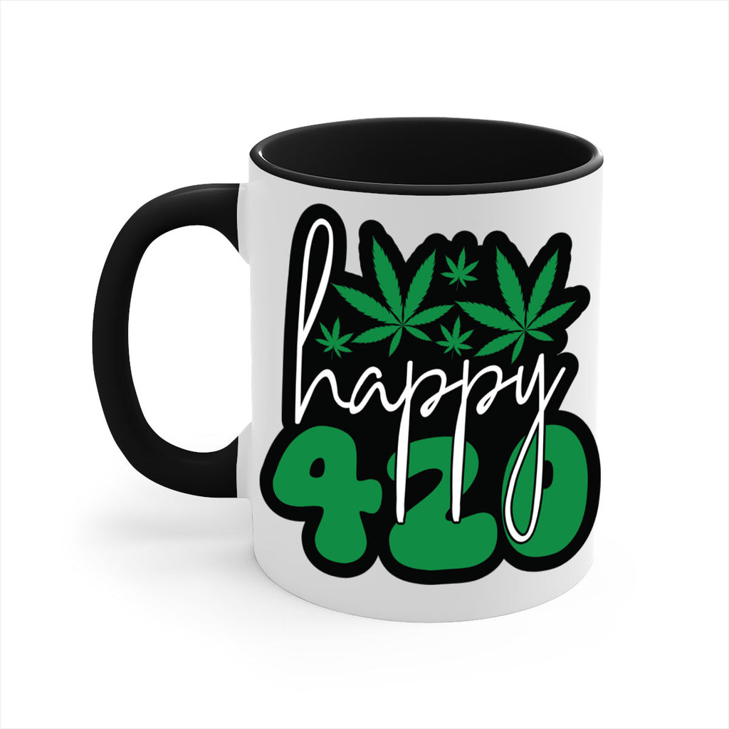 Happy 420 102#- marijuana-Mug / Coffee Cup