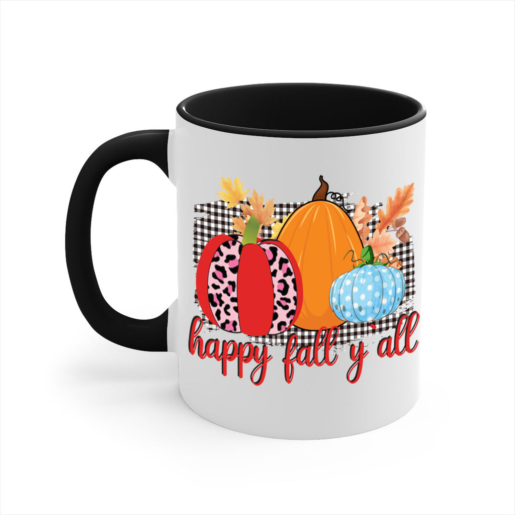 Happy Fall Yall Leopard 229#- fall-Mug / Coffee Cup