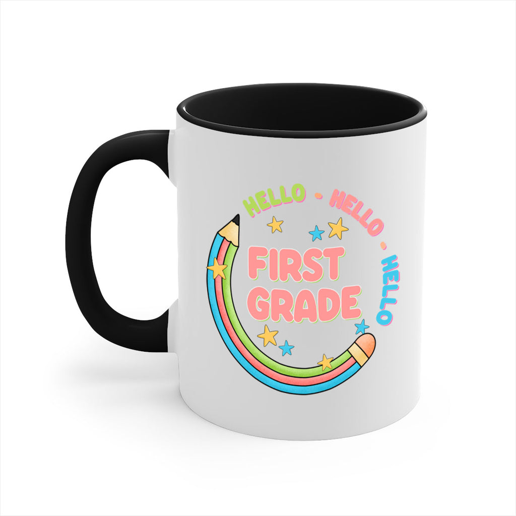 Hello 1st Grade Pencil 15#- First Grade-Mug / Coffee Cup