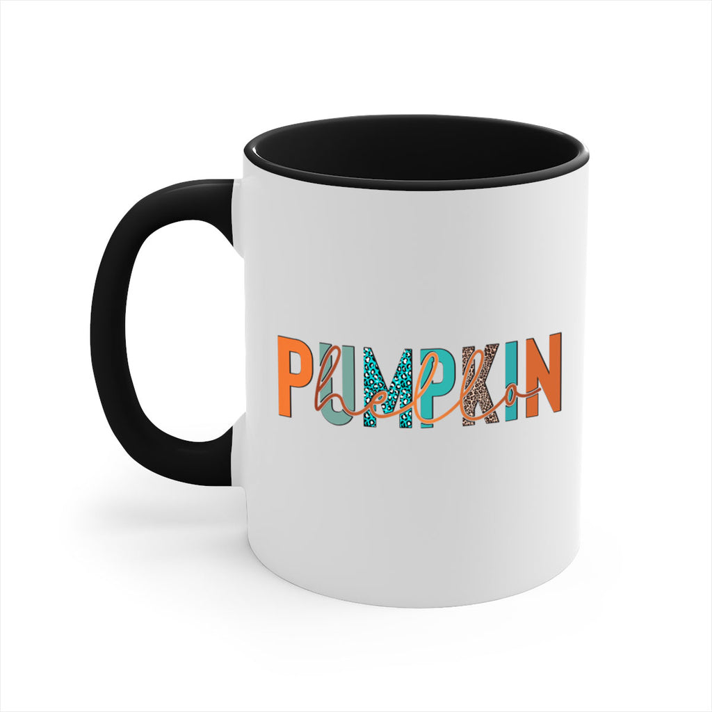 Hello Pumpkin 285#- fall-Mug / Coffee Cup
