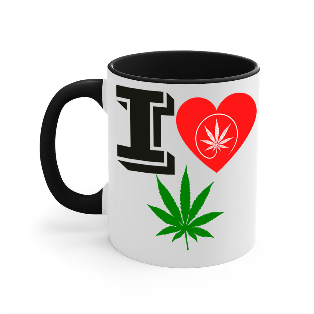 I love Cannabis heart 126#- marijuana-Mug / Coffee Cup