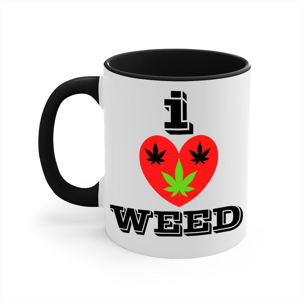 I love weed 128#- marijuana-Mug / Coffee Cup