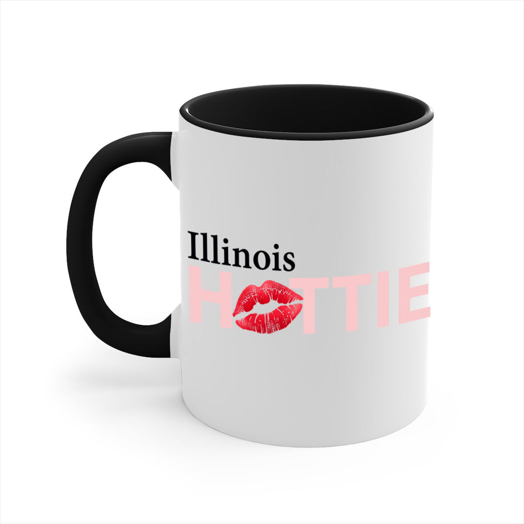 Illinois Hottie With Red Lips 13#- Hottie Collection-Mug / Coffee Cup