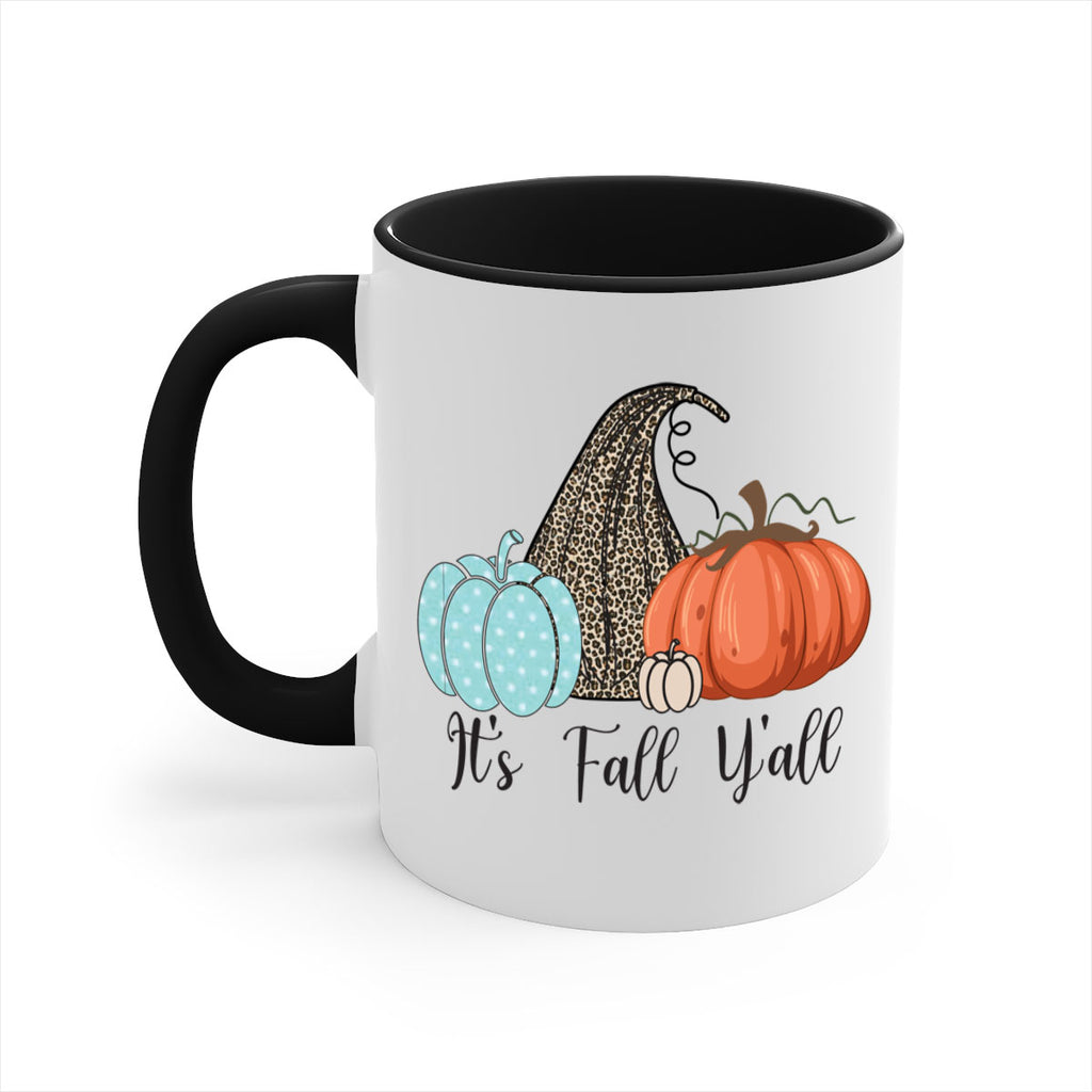It s Fall Y all Pumpkin 363#- fall-Mug / Coffee Cup