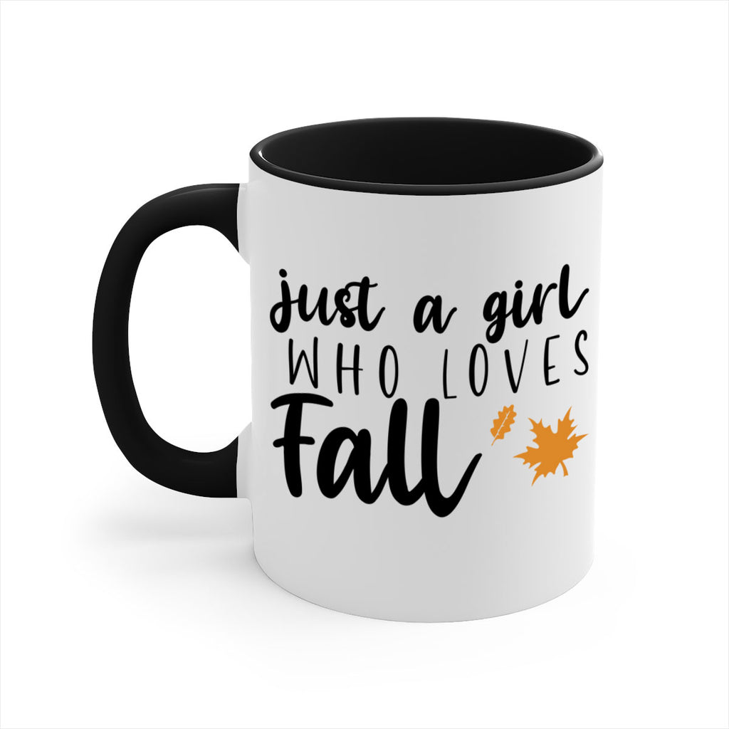 Just A Girl Who Loves Fall 380#- fall-Mug / Coffee Cup
