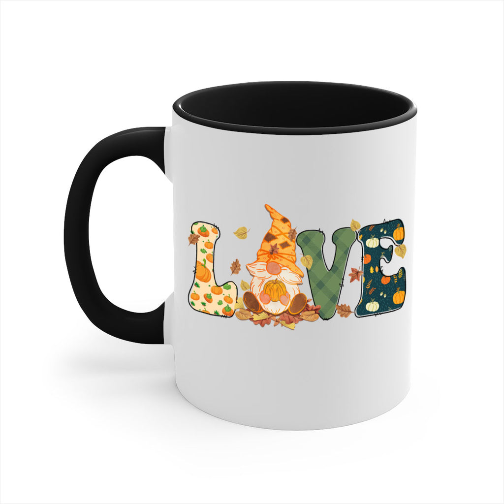 LOVEFallAutumnGnome 415#- fall-Mug / Coffee Cup
