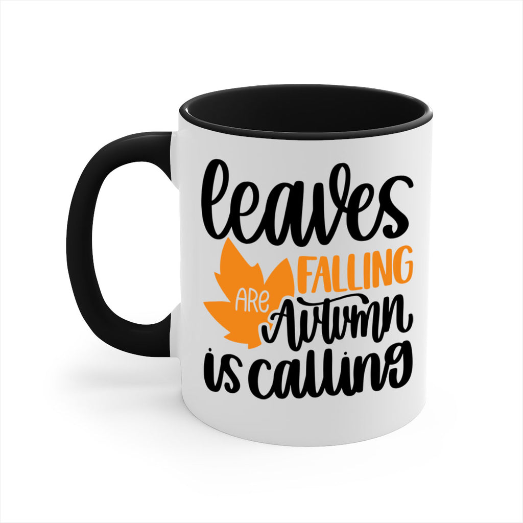 Leaves Are Falling Autumn Is Calling 502#- fall-Mug / Coffee Cup