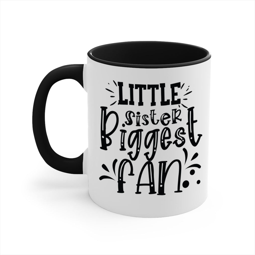 Little Sister Biggest Fan 2055#- baseball-Mug / Coffee Cup