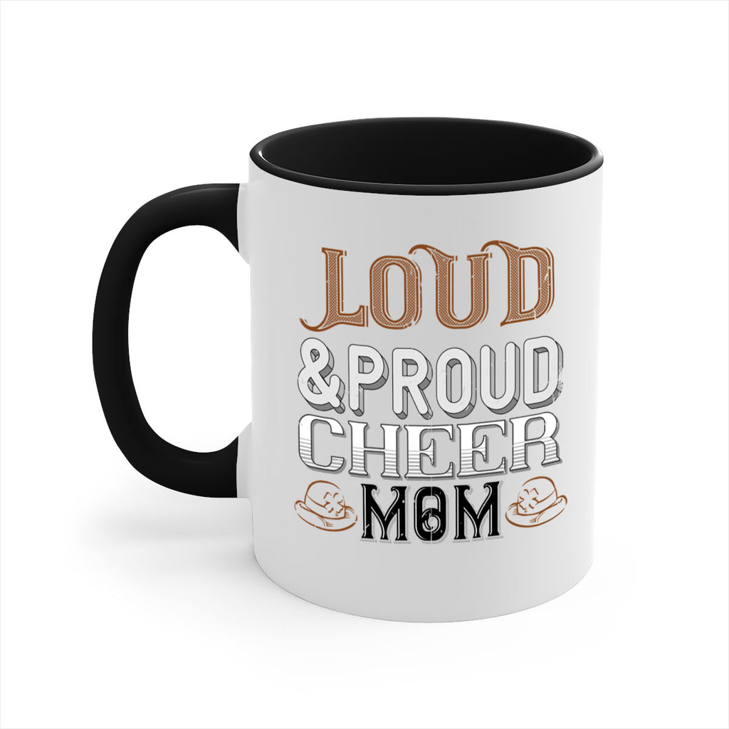 Loud proud cheer mom 763#- football-Mug / Coffee Cup