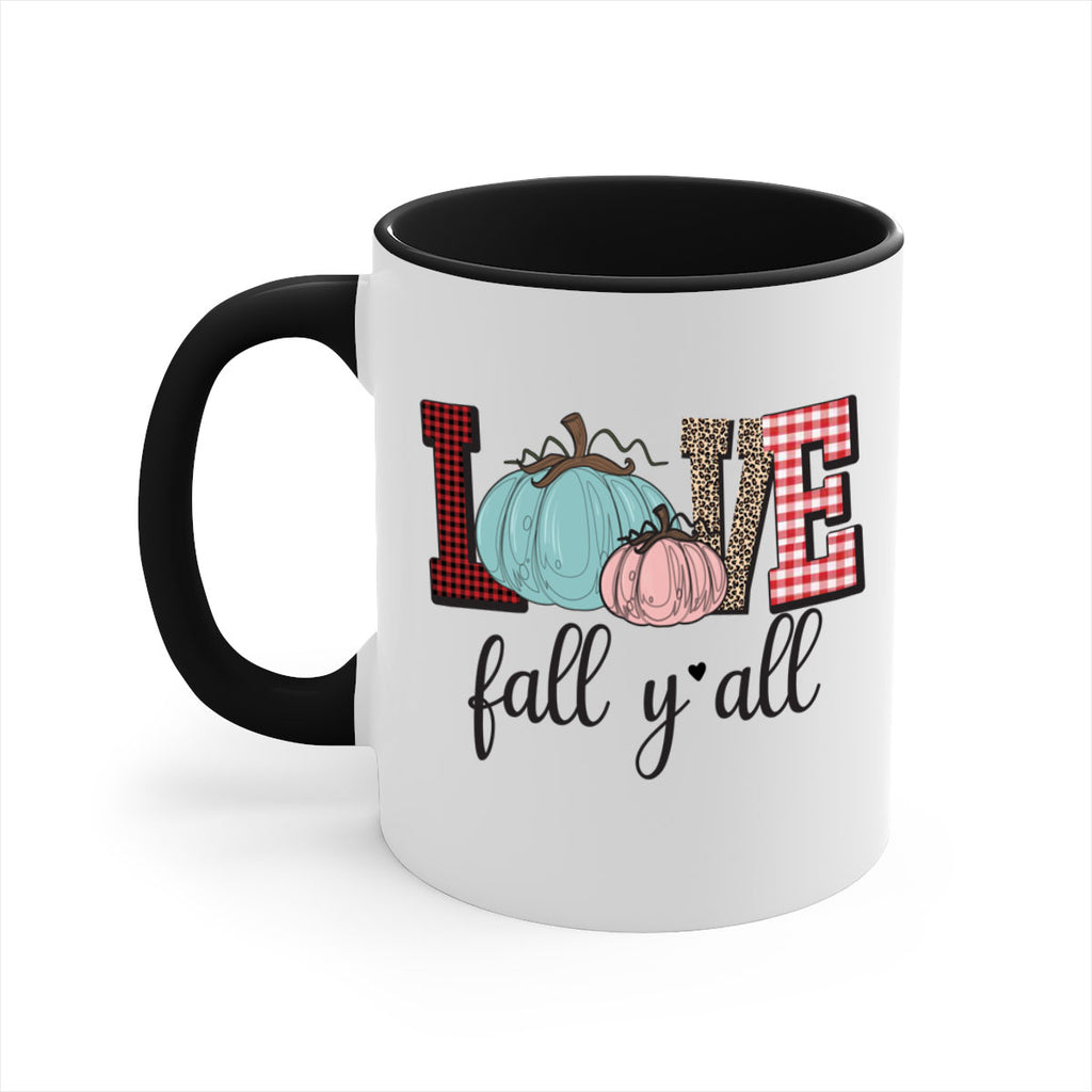 Love Fall Yall 409#- fall-Mug / Coffee Cup