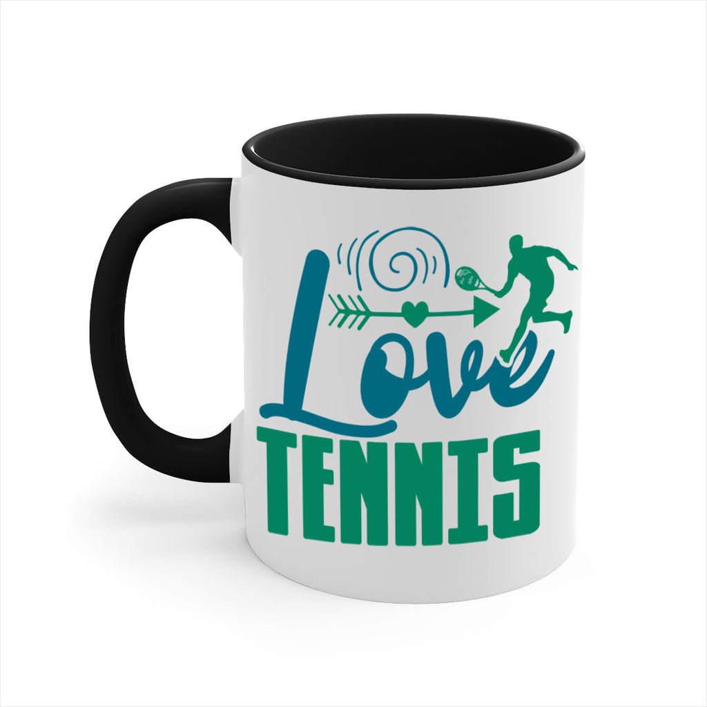 Love Tennis 729#- tennis-Mug / Coffee Cup