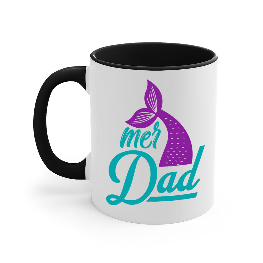 Mer Dad 325#- mermaid-Mug / Coffee Cup