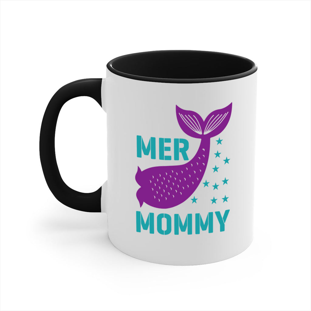 Mer Mommy 342#- mermaid-Mug / Coffee Cup