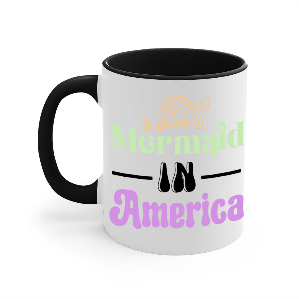 Mermaid In America 420#- mermaid-Mug / Coffee Cup