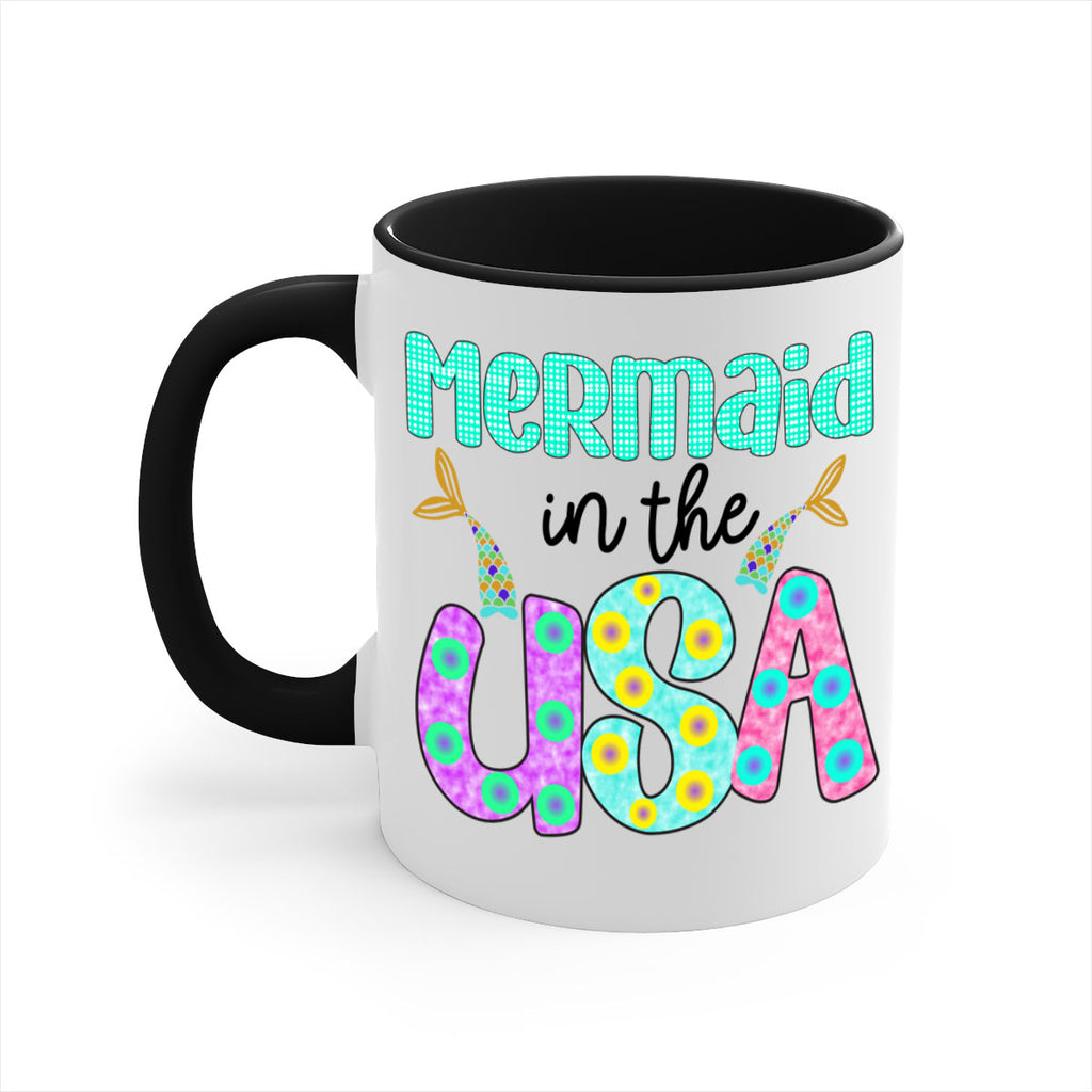 Mermaid In The Usa 421#- mermaid-Mug / Coffee Cup
