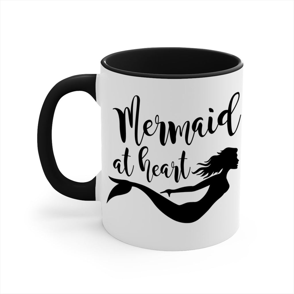 Mermaid at heart 395#- mermaid-Mug / Coffee Cup
