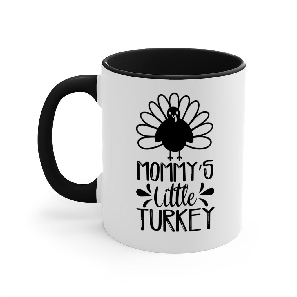 Mommy s Little Turkey 427#- fall-Mug / Coffee Cup