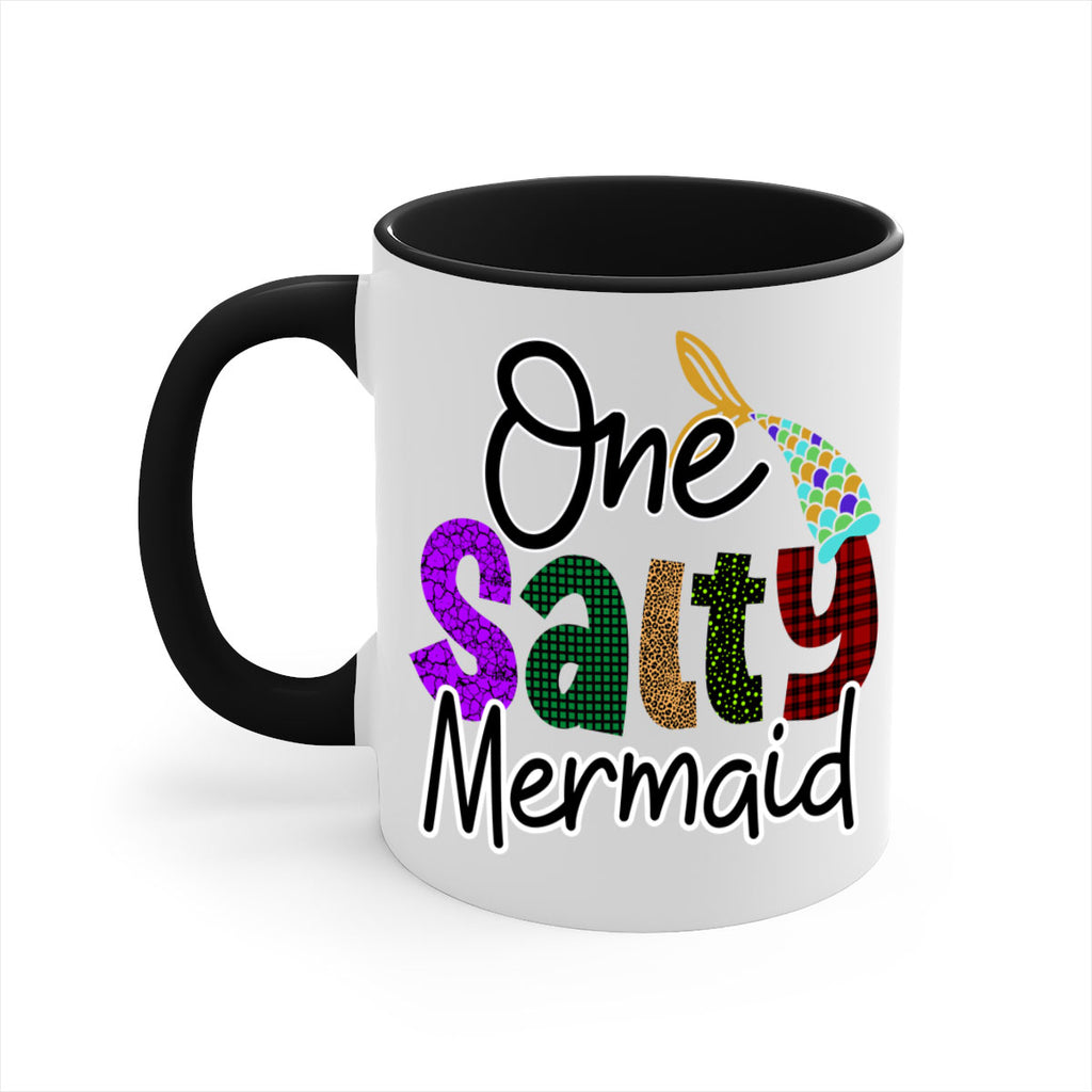 One Salty Mermaid 526#- mermaid-Mug / Coffee Cup