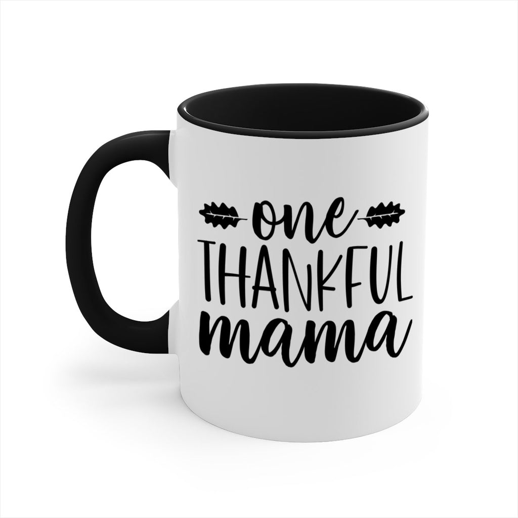 One Thankful Mama 464#- fall-Mug / Coffee Cup